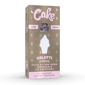 CAKE DELTA 8 LIVE RESIN CARTRIDGE 1GM - GELATTI
