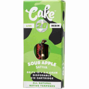 CAKE DELTA 10 LR 510 2GM CARTRIDGE - SOUR APPLE