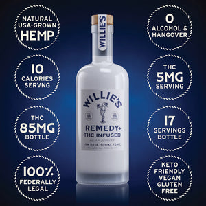 Willie's Remedy+ 5mg Low Dose 750ml Bottle