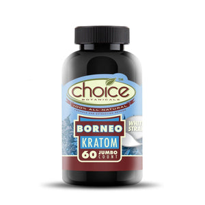 Choice Botanicals White Borneo Kratom Capsules