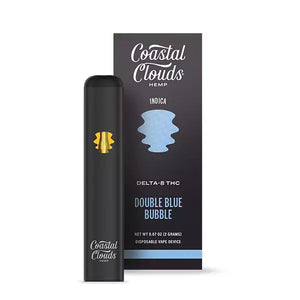 COASTAL CLOUDS DELTA 8 2GM DISPOSABLE - DOUBLE BLUE BUBBLE