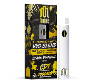 MEDUSA VVS BLEND THCA/D6/D8 3000MG DISPOSABLE - BLACK DIAMOND