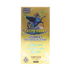 FLYING HORSE GHOST THCA/P/D6 10500MG DISPOSABLE - DEAD PRESIDENT/BLUEBERRY/WATERMALONE