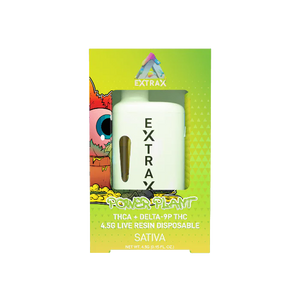 EXTRAX ADIOS PREHEAT 4.5GM LR/THCA/DELTA 9P DISPOSABLE - POWER PLANT