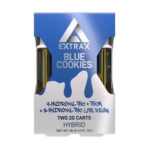 EXTRAX SPLAT 9-HYDROXY/THCM/LR CARTRIDGE 2GM 2PACK - BLUE COOKIES