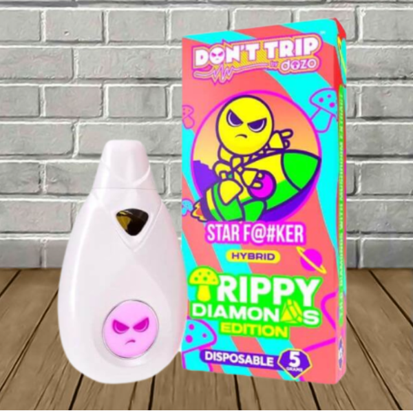 DOZO DON'T TRIP MUSHROOM 5GM DISPOSABLE - LEMON CHERY GELATO