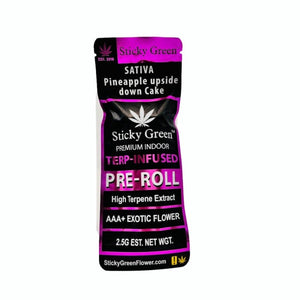 STICKY GREEN HIGH TERPENE PRE-ROLL 2CT/PK 10PK/BOX
