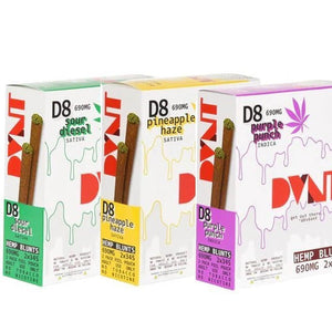 DVNT D8 HEMP BLUNTS 690MG 10PACK/BOX