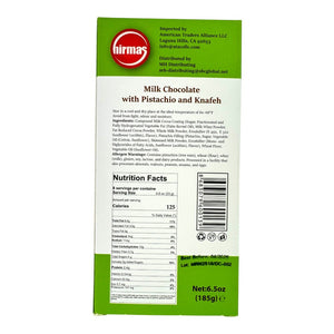 HIRMAS DUBAI CHOCOLATE 185GM - MILK CHOCOLATE WITH PISTACHIO