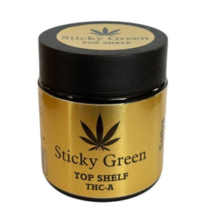 STICKY GREEN TOP SHELF THC-A 3.5GM FLOWER GOLD