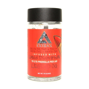 EXTRAX LIQUID DIAMONDS D8/D10 PREROLL 6CT/JAR - GRAPE APE