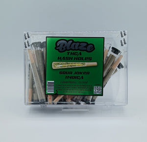 BLAZE THCA HASH HOLE PRE-ROLLS 2GM 25CT/BOX- GOLDEN TIGER