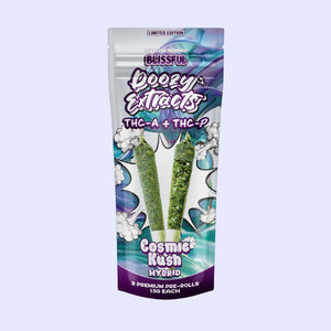 DOOZY EXTRACTS THC-A+THC-P 3GM 2PK PRE-ROLL 6CT/BX- COSMIC KUSH