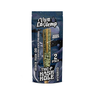 VIVA LA HEMP THC-P HASH HOLE 2GM PRE-ROLL 6CT/BOX -BLAK HOLE OG