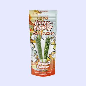 DOOZY EXTRACTS THC-A+THC-P 3GM 2PK PRE-ROLL 6CT/BX- BRUCE BANNER