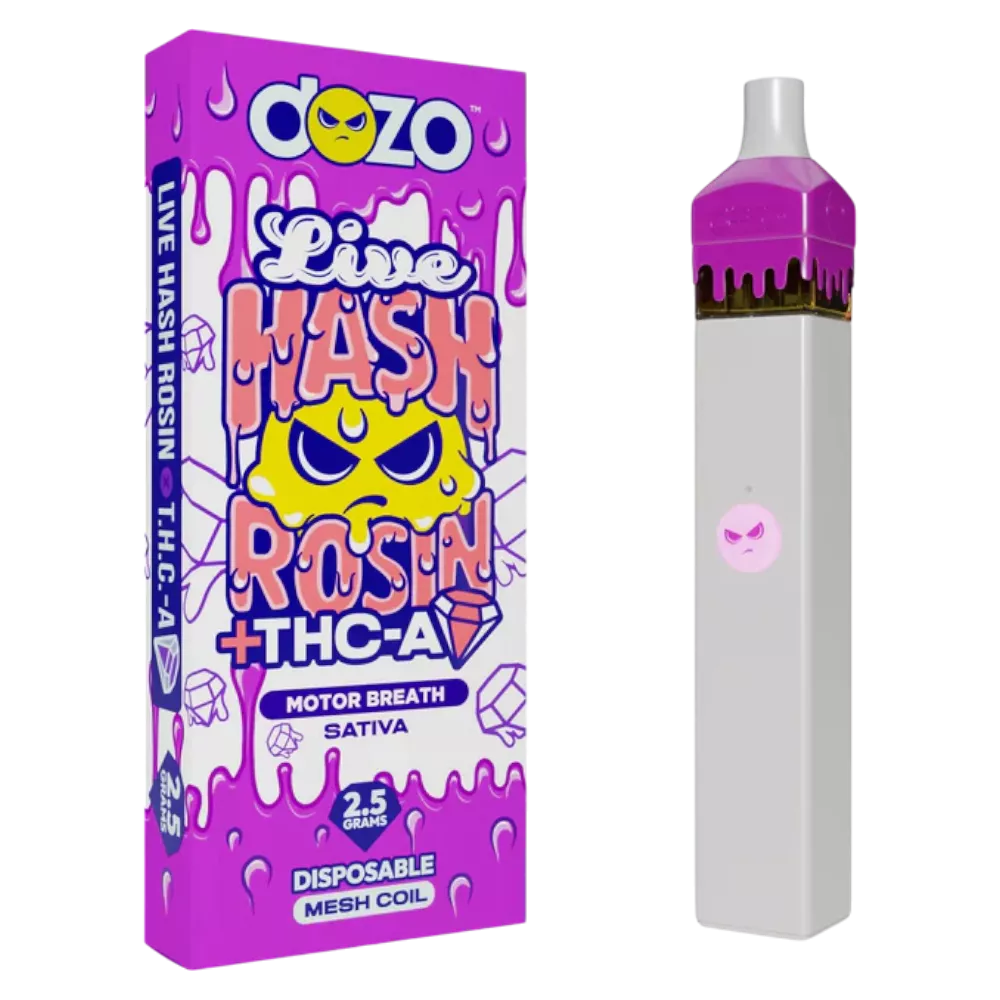DOZO THC-A/HASH ROSIN 2.5GM DISPOSABLE - MOTOR BREATH