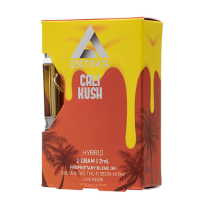 EXTRAX DELTA 8,THC-P, DELTA 10 LIVE RESIN 2GRAM CARTRIDGE - CALI KUSH