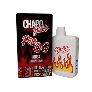 CHAPO DIABLO HIGH POTENCY DISPOSABLE D-9 THCP 2.2GM- FIRE OG