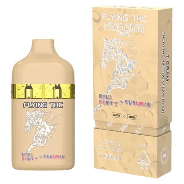 FLYING HORSE WAKA WAKA THCP+THC+VIII+THC VI LIVE RESIN 7GM DISPOSABLE - NANA RUNTZ+SNOWMAN