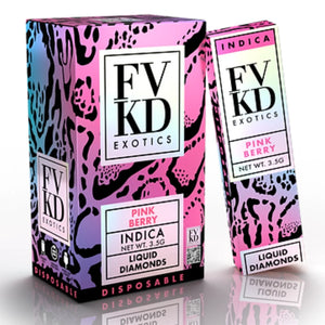 FVKD EXOTICS THCA ROSIN 3.5GM DISPOSABLE 6CT/BX -PINK BERRY