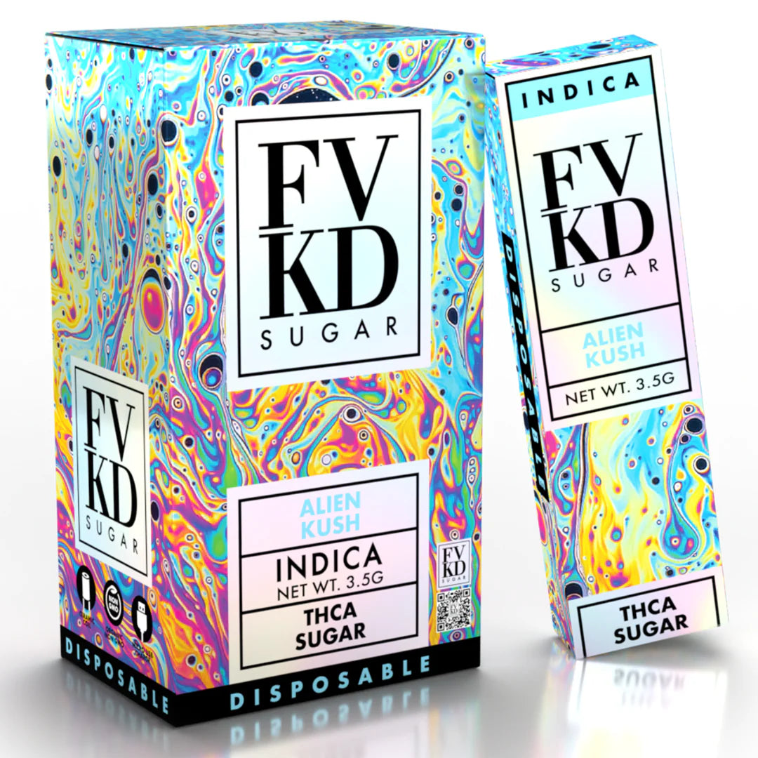 FVKD EXOTICS THCA SUGAR 3.5GM DISPOSABLE - ALIEN KUSH