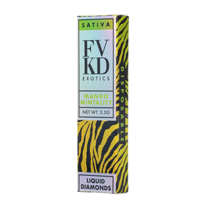 FVKD EXOTICS LIQUID DIAMONDS 3.5GM DISPOSABLE - MANGO MINTALITY
