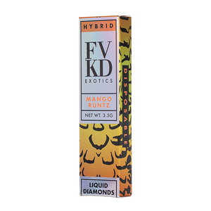 FVKD EXOTICS LIQUID DIAMONDS 3.5GM DISPOSABLE - MANGO RUNTZ