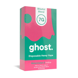 GHOST BLISSFUL BLEND 7GM DISPOSABLE - WATERMELON ZKITTLEZ