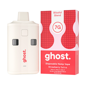 GHOST BLISSFUL BLEND 7GM DISPOSABLE - STRAWBERRY