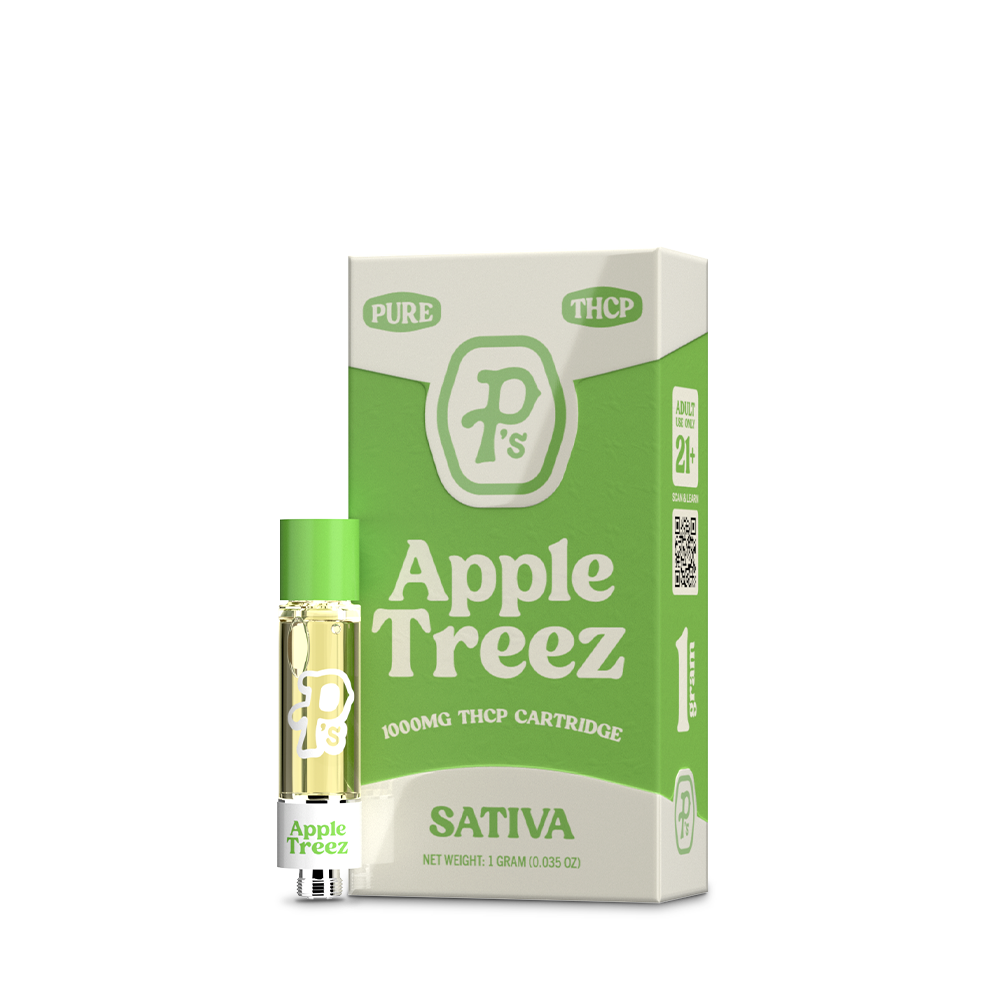 PURE P'S THCP 1GM CARTRIDGE - APPLE TREEZ