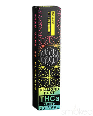 HI ON NATURE THCA DIAMOND W/THCP 2GM DISPOSABLE - THUNDERFUCK