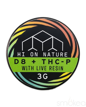 HI ON NATURE D8 + THCP DAB 3GM - ASSORTED FLAVORS