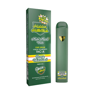 HIDDEN HILLS MINIMART BAR 1GM LIQUID DIAMONDS THC-A DISPOSABLE - BERRY BLIZARD