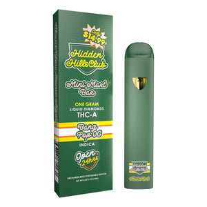 HIDDEN HILLS MINIMART BAR 1GM LIQUID DIAMONDS THC-A DISPOSABLE - BANG POP OG