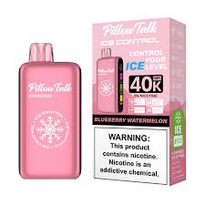 PILLOW TALK ICE CONTROL 40K PUFFS DISPOSABLE 5CT/BOX - BLUEBERRY WATERMELON