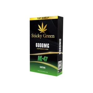 STICKY GREEN TOP SHELF 6GM DISPOSABLE -AK-47
