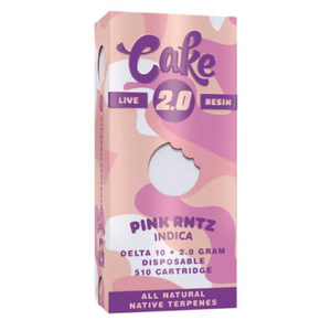 CAKE DELTA 10 LR 510 2GM CARTRIDGE - PINK RUNTZ