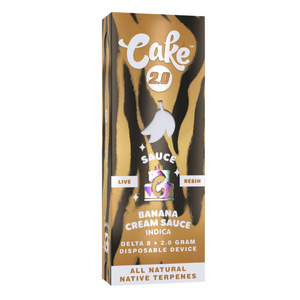 CAKE DELTA 8 LR 2.0GRAM DISPOSABLE - BANANA CREAM SAUCE