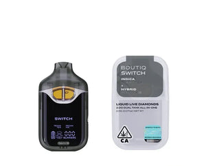 BOUTIQ SWITCH THCA LIQUID LIVE DIAMONDS 2GM DISPOSABLE - TEXAS TEA/PECAN PIE