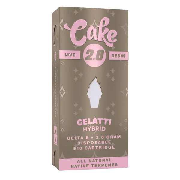 CAKE DELTA 8 LR 510 2GM CARTRIDGE - STRAWNANA