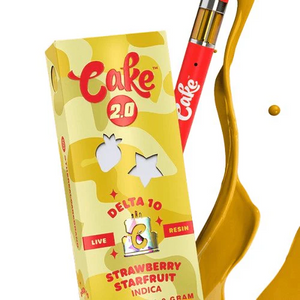 CAKE DELTA 10 LR 510 2GM CARTRIDGE - STRAWBERRY STARFRUIT