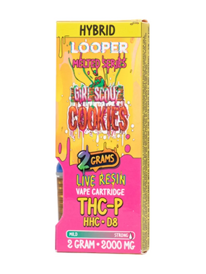 LOOPER MELTED SERIES THCP/D8/HHC LR 2GM CARTRIDGE - GIRL SCOUT COOKIES