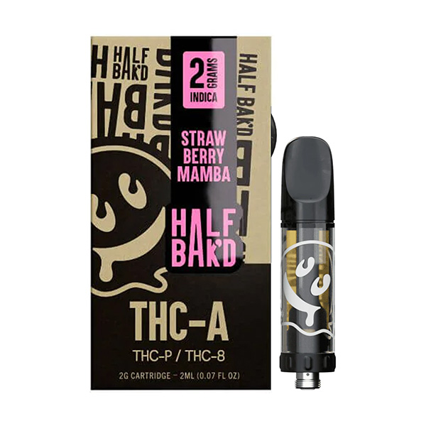 HALF BAK'D THC-A/P/B 2GM CARTRIDGE - STRAWBERRY MAMBA