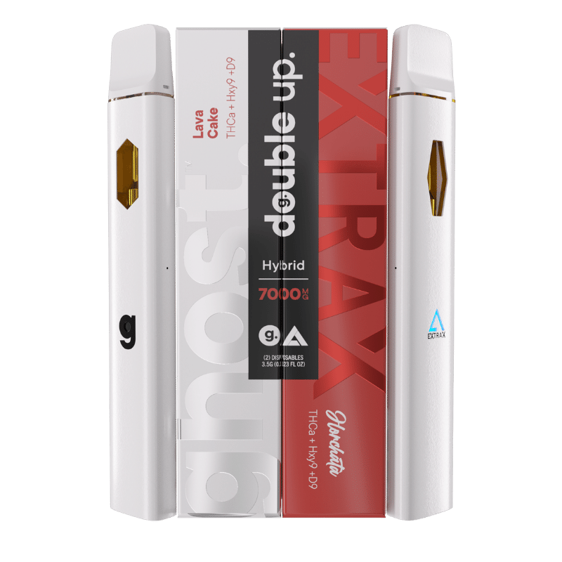 GHOST EXTRAX THCA/HXY9/D9 3.5GM DISPOSABLE - LAVA CAKE/HORCHATA