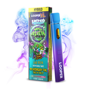 LOOPER XL LIFTED 3GM DISPOSABLE THCH/P/11 HYDROXY - MIRACLE ALIEN COOKIES