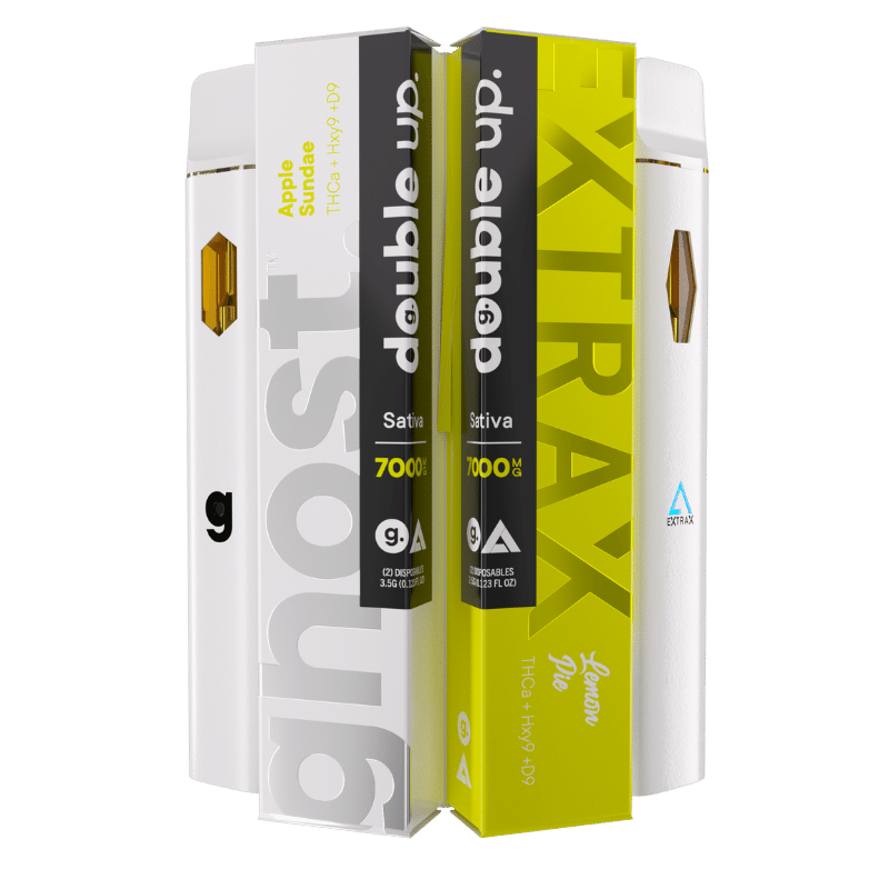 GHOST EXTRAX THCA/HXY9/D9 3.5GM DISPOSABLE - APPLE SUNDAE/LEMON PIE