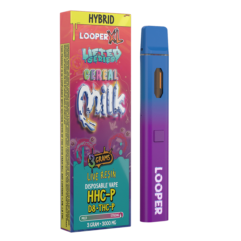 LOOPER XL LIFTED 3GM DISPOSABLE HHCP/D8/THCP - CEREAL MILK