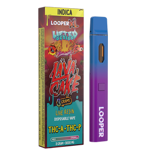 LOOPER XL LIFTED 3GM DISPOSABLE THCA/P - LAVA CAKE