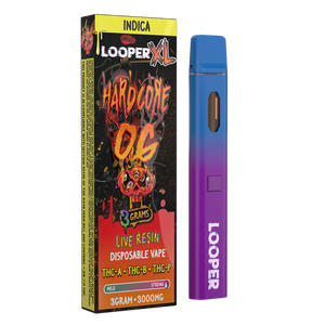 LOOPER XL THCA/B/P 3GM DISPOSABLE - HARDCORE OG