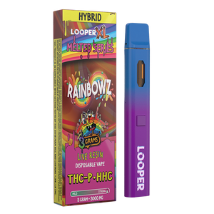 LOOPER XL MELTED 3GM DISPOSABLE THCP/HHC - RAINBOWZ